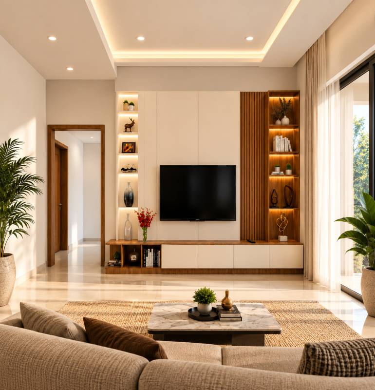 Luxury living room interior