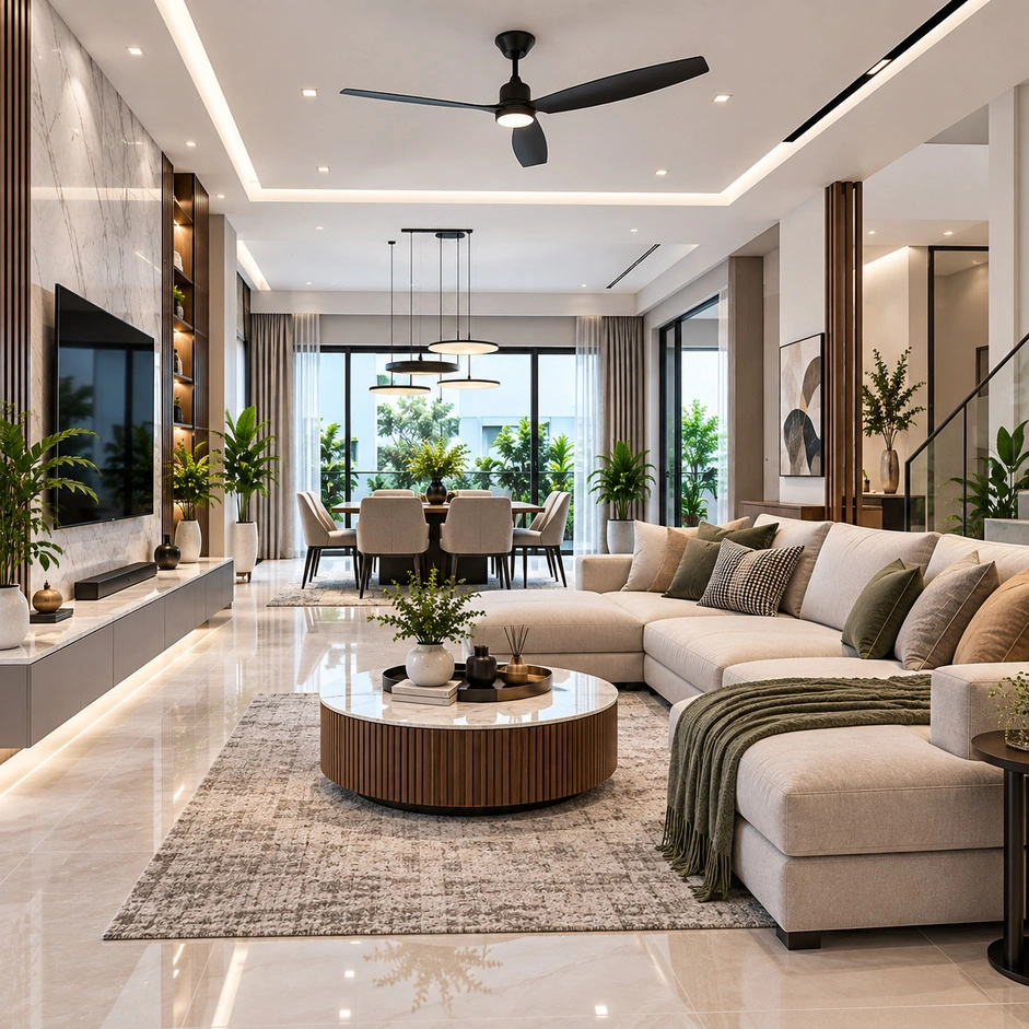 Living and Dining Remodel by Decor Indoors